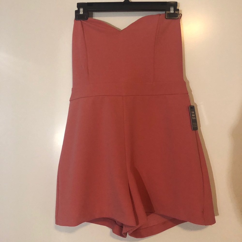 Express Strapless Short Romper